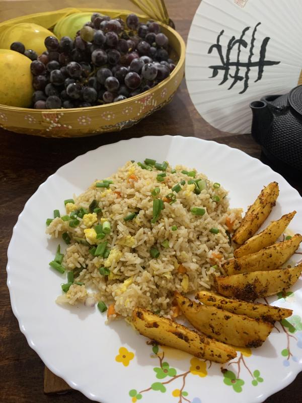 Egg fried rice recipe