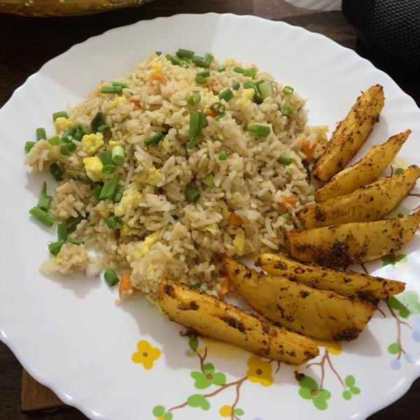 Egg fried rice recipe