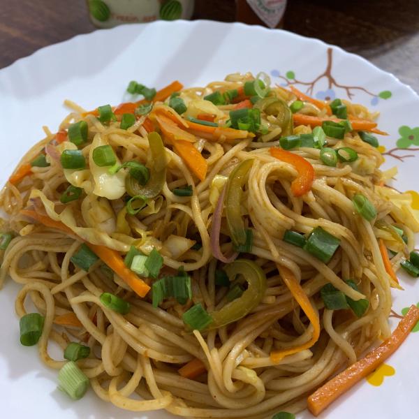 Veg Hakka Noodles recipe